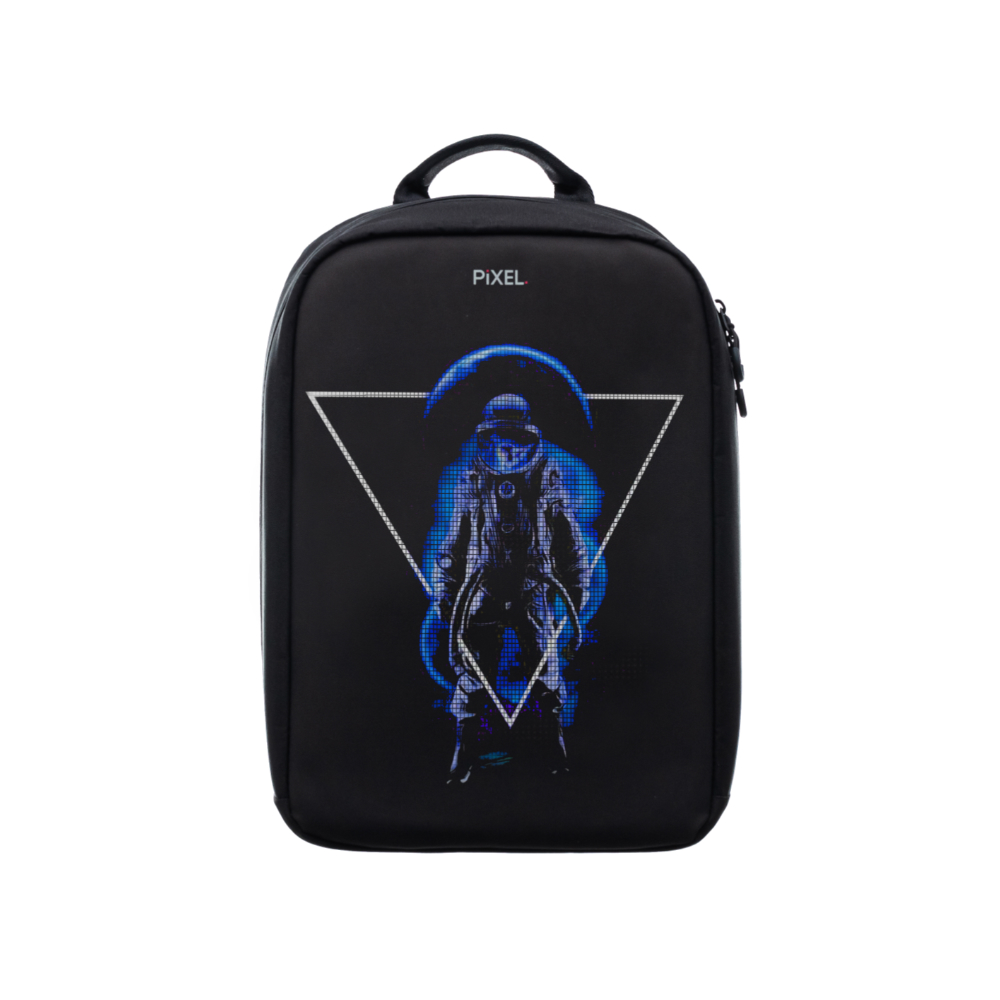 Рюкзак с LED-дисплеем PIXEL MAX - BLACK MOON (черный), BT